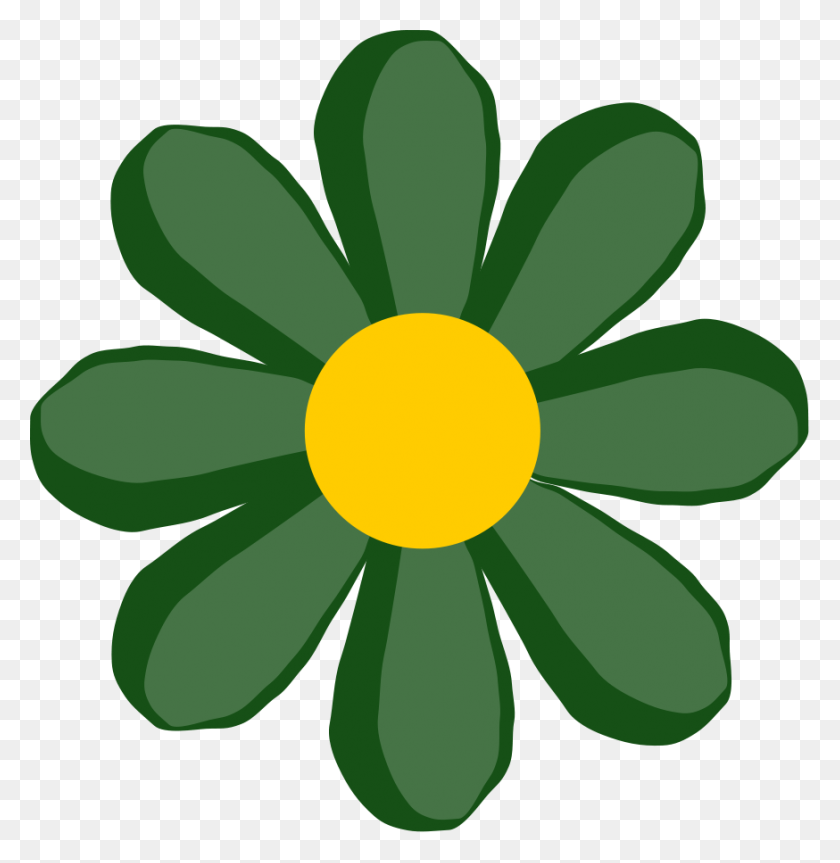 874x900 Зеленый Сладкий Цветок Png Клипарт Для Интернета - Зеленые Цветы Png