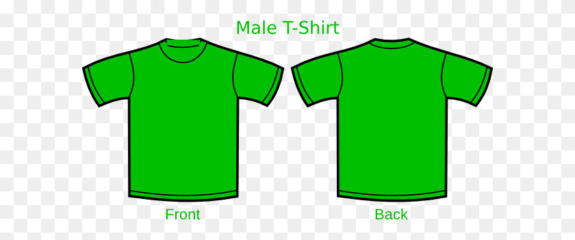 600x291 Green T Shirt Png Clip Arts For Web - Green Shirt PNG