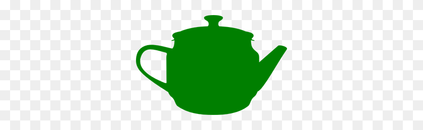 300x199 Green Teapot Png Clip Arts For Web - Tea Pot PNG