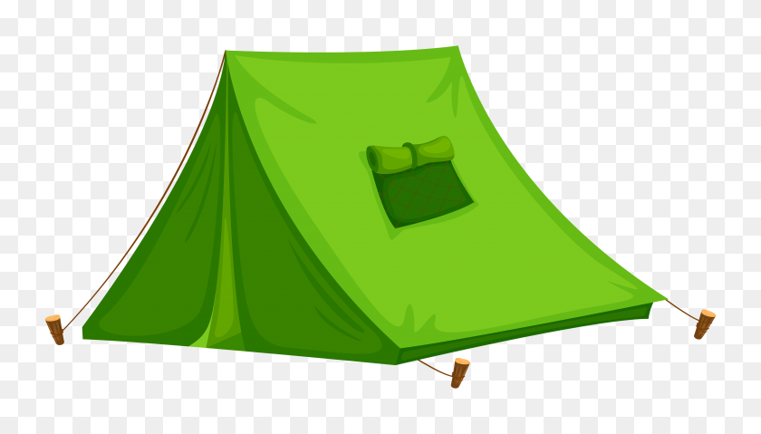 5873x3158 Green Tent Png Image - Shelter Clipart