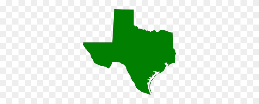 300x279 Green Texas State Clip Art - Texas State Clipart