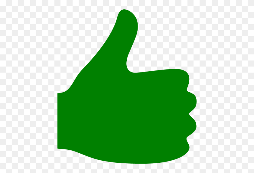 512x512 Зеленый Thumbs Up Icon - Thumb Png