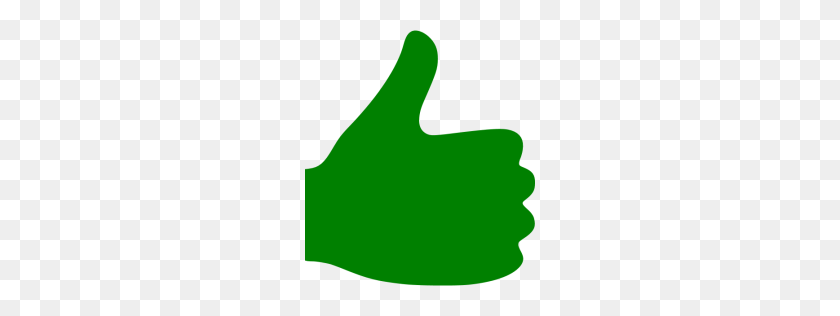 256x256 Green Thumbs Up Icon - Thumbs Up Icon PNG