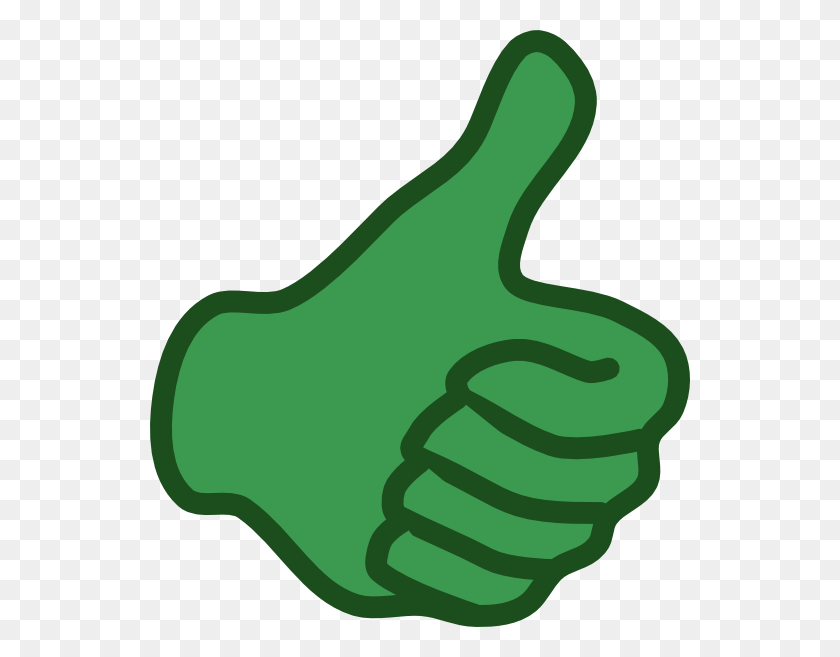 540x597 Green Thumbs Up Png Clip Arts For Web - Thumbs Up PNG