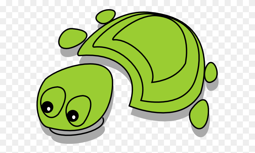 600x444 Green Tortoise Cartoon Clip Art - Tortoise Clipart
