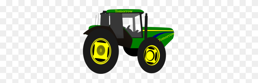 299x213 Green Tractor Tomorrow Clip Art - Green Tractor Clipart