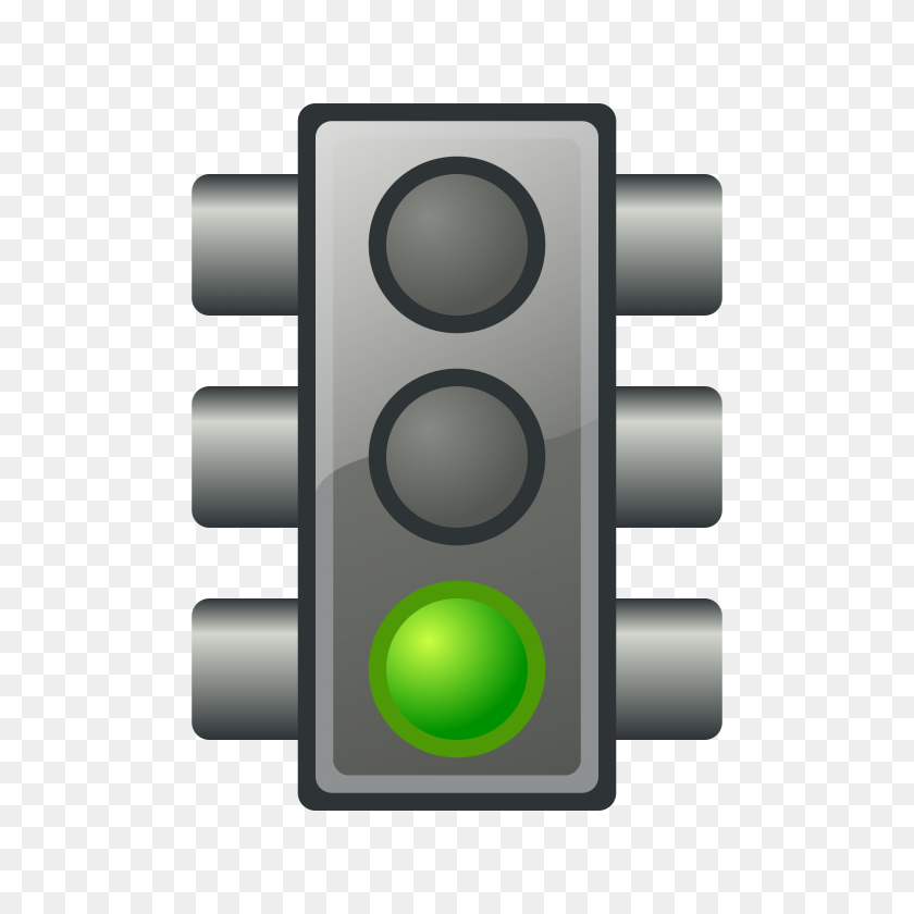2400x2400 Green Traffic Light Icons Png - Traffic Light PNG