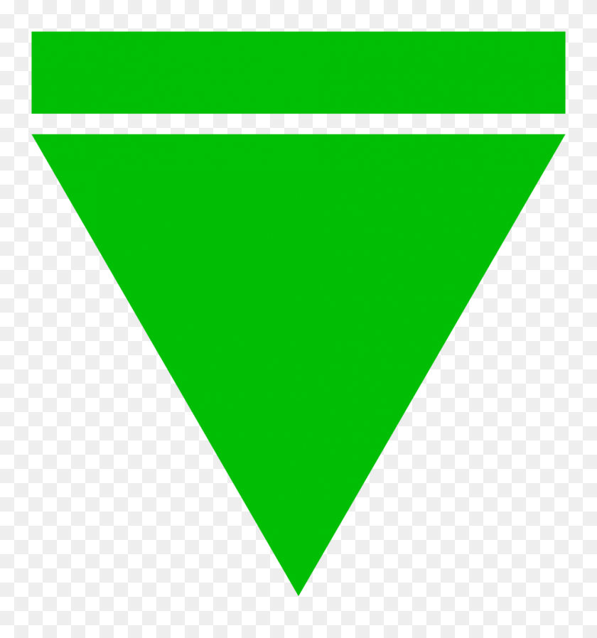 953x1024 Green Triangle Repeater - Chaos Emeralds PNG