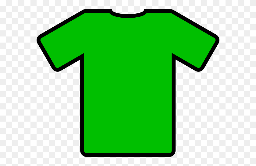 600x486 Imágenes Prediseñadas De Camiseta Verde - Contorno De Camiseta Png