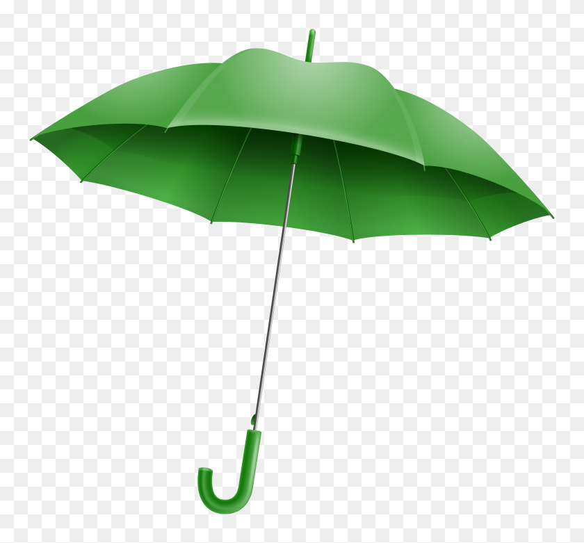 6388x5912 Green Umbrella Png Clipart - Umbrella PNG