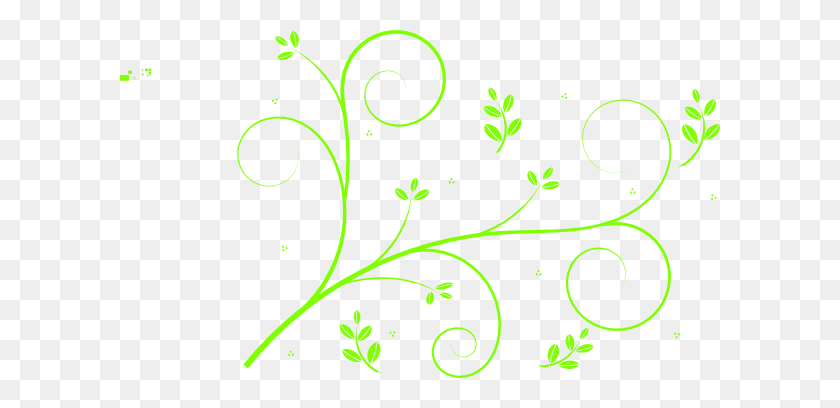 600x348 Green Vines Png Clip Arts For Web - Vines PNG