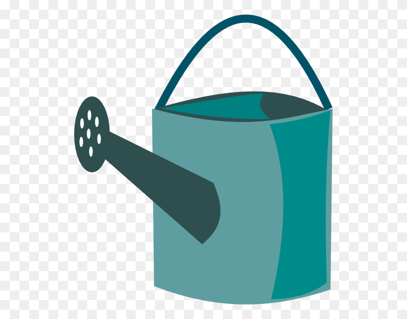 534x599 Green Watering Can Clip Art - Watering Can Clipart