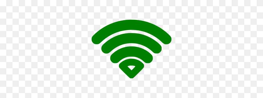256x256 Icono De Wifi Verde - Icono De Wifi Png