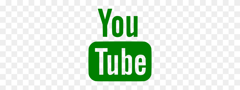 256x256 Icono Verde De Youtube - Logotipo De Youtube Png