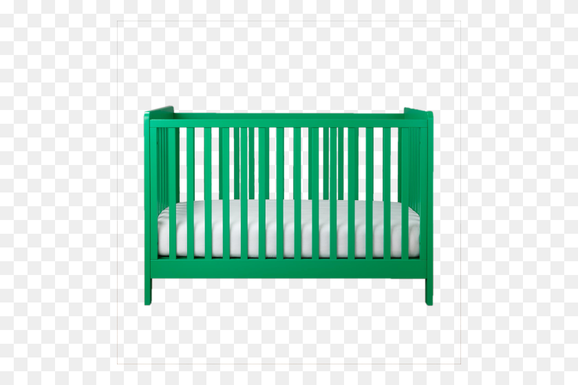 500x500 Greenfly Nursery Crib Bed L - Crib PNG