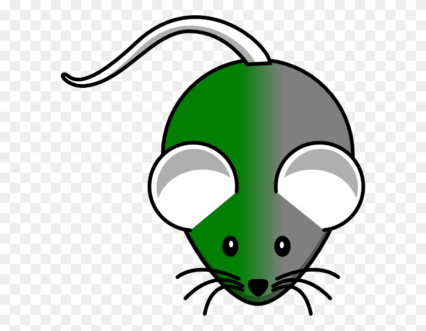 600x592 Зеленая Мышь Png Изображения Для Интернета - Мышь Клипарт Png