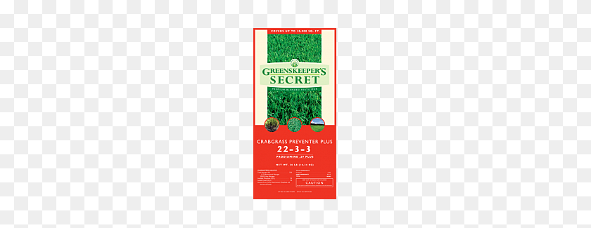 265x265 Greenskeepers Secret Crabgrass Preventer Plus Fertilizante - Hierba Ornamental Png