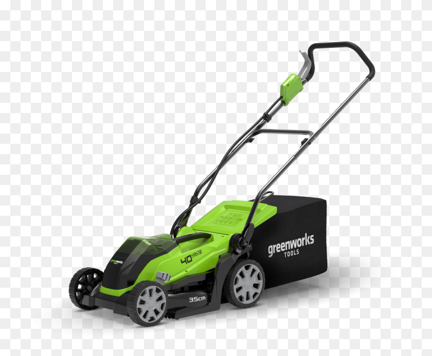 1200x974 Greenworks Lawn Mower - Lawnmower PNG