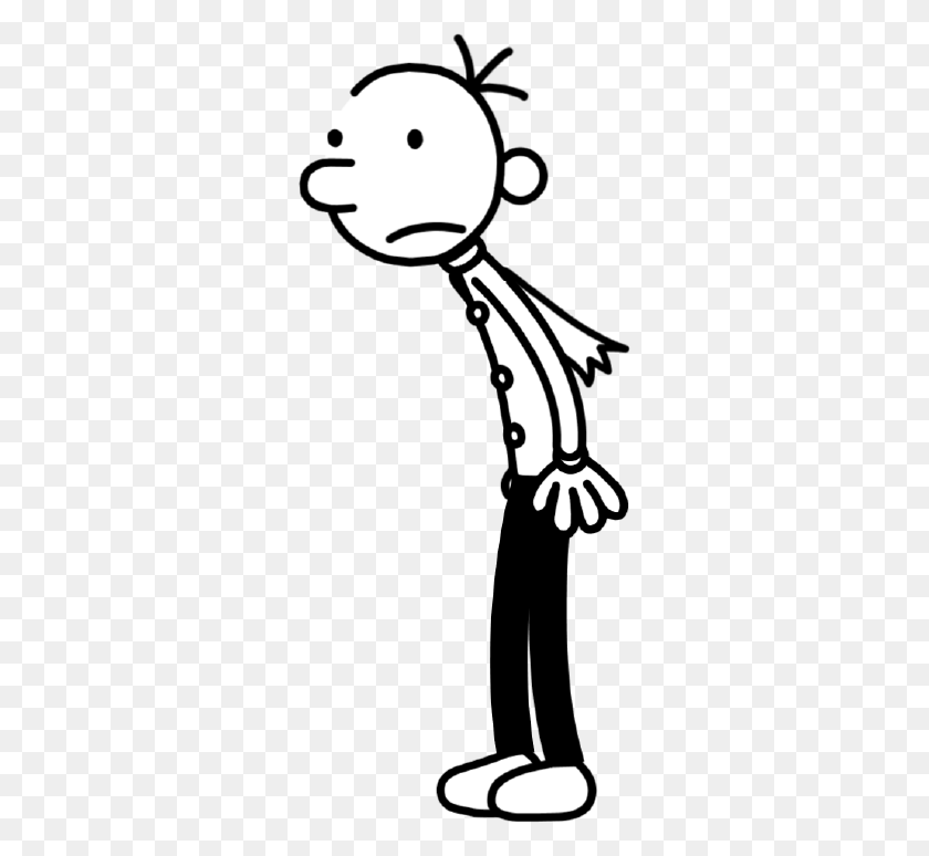 300x714 Greg Heffley - Diary Of A Wimpy Kid Clipart