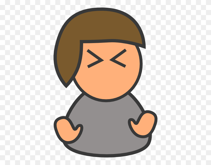 414x599 Grey Boy Angry Png Large Size - Angry Boy Clipart