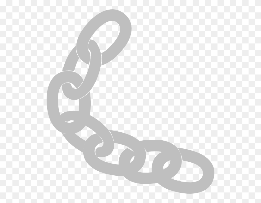 540x594 Grey Chain Link Framed Clip Arts Download - Chain Link PNG