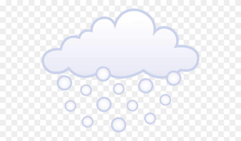 550x434 Grey Clipart Snow Cloud - Weather Clipart Images