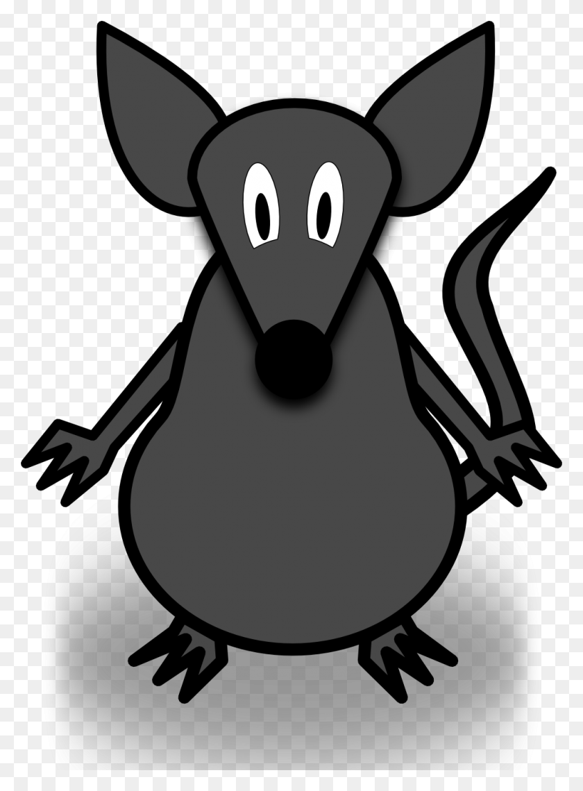Grey Clipart Tikus - Rat Clipart