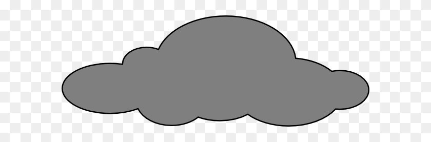 600x217 Nube Gris Cliparts Descargar - Nubes De Dibujos Animados Png