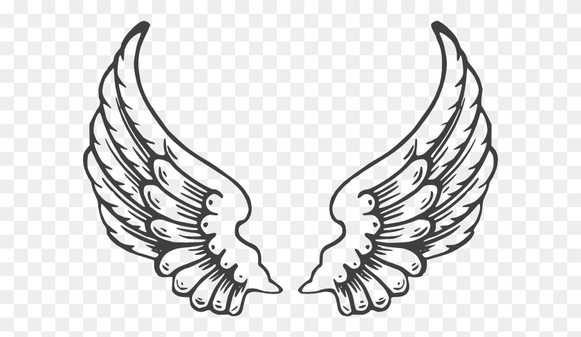 600x428 Grey Eagle Wings Clip Art - Eagle Wings PNG