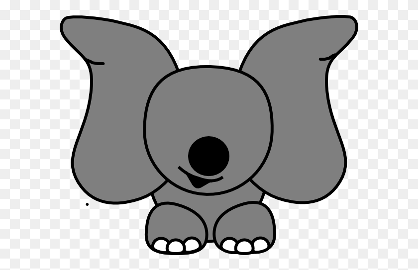 600x483 Grey Elephant Finger Puppet Png Clip Arts For Web - Puppet Show Clipart