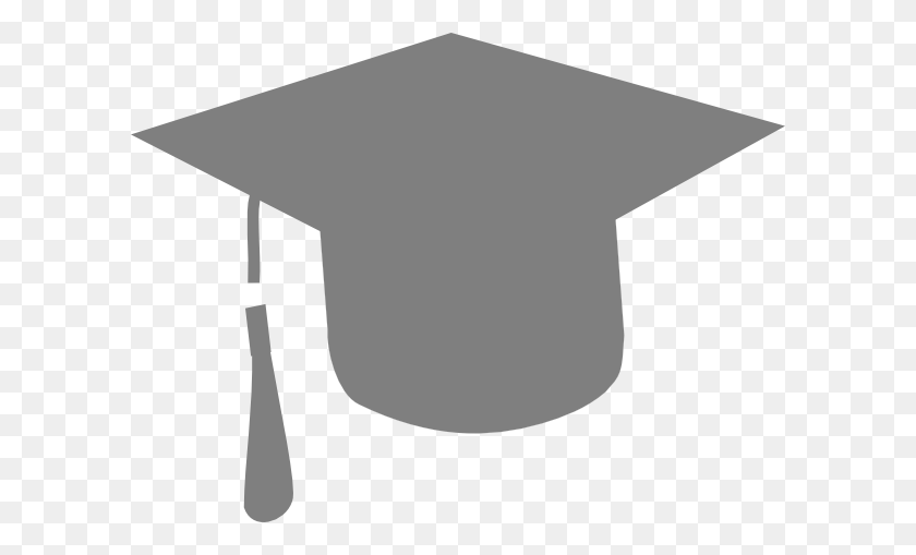 600x449 Grey Graduation Hat Clip Art - White Graduation Cap Clipart