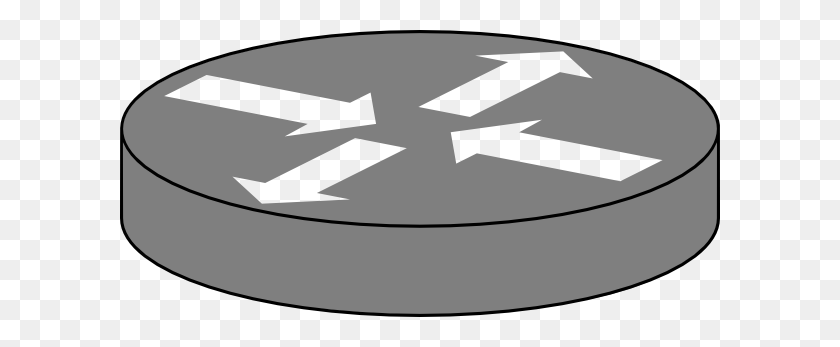 600x287 Grey Router Icon Clip Art - Network Clipart