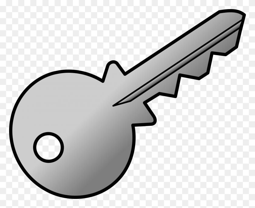 2400x1929 Grey Shaded Key Icons Png - Key PNG