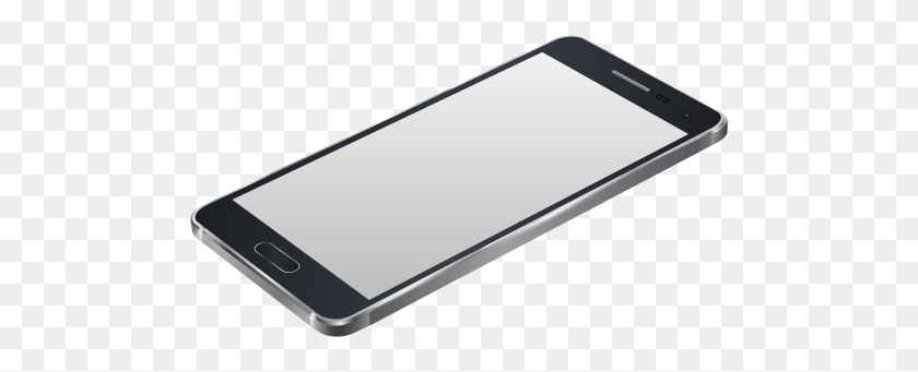 500x281 Smartphone Gris Png Clipart Image - Smartphone Clipart
