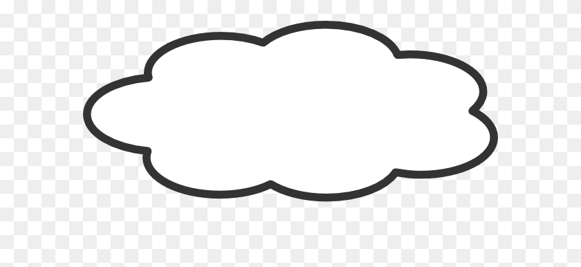 600x326 Grey Thought Cloud Clip Art - Grey Clouds Clipart