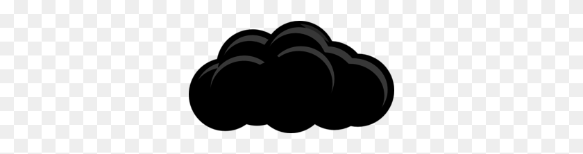 296x162 Grey Thunder Cloud Clip Art - Thunderstorm Clipart