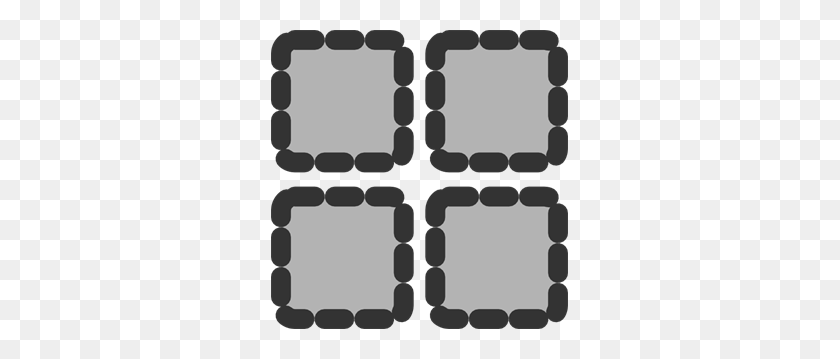 297x299 Grid - White Grid PNG