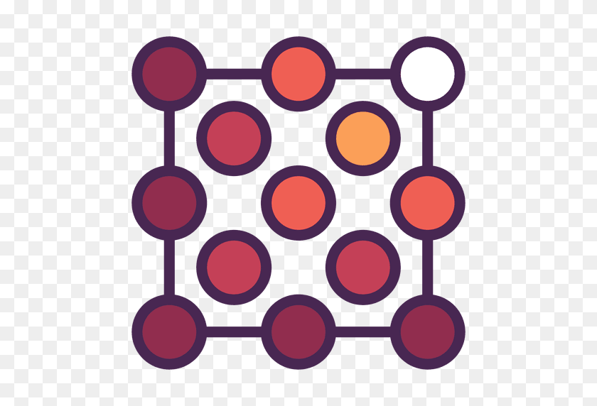 512x512 Grid Dots Logotipo - Cuadrícula Png Transparente