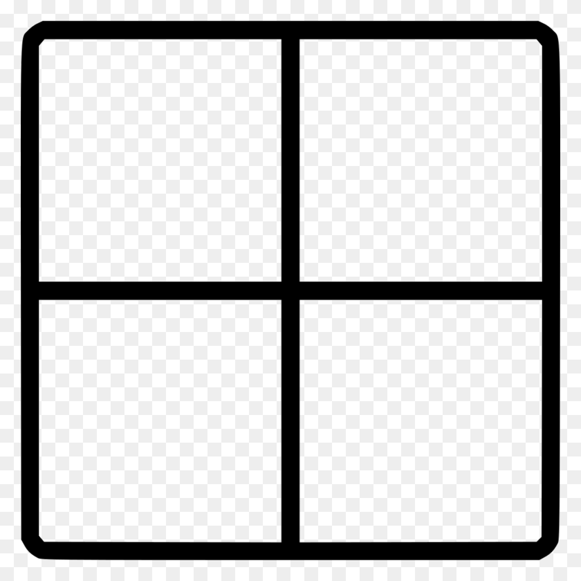 980x980 Grid Png Icon Free Download - White Grid PNG