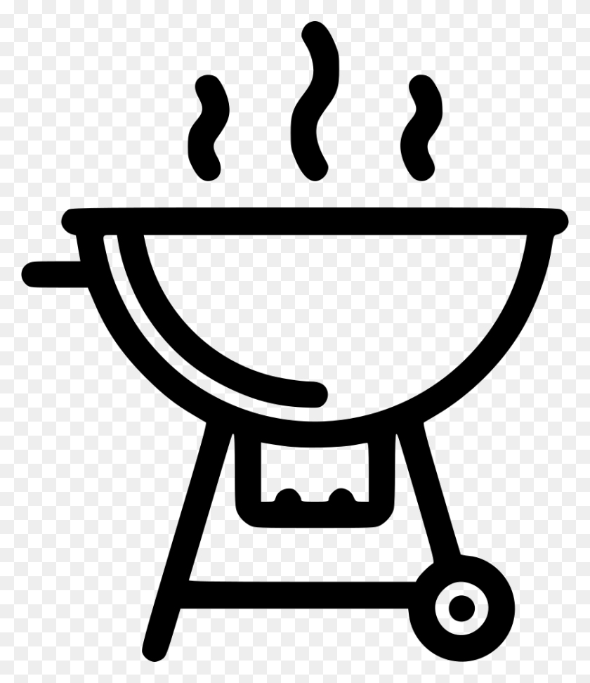 838x980 Grill Png Icon Free Download - Grill PNG