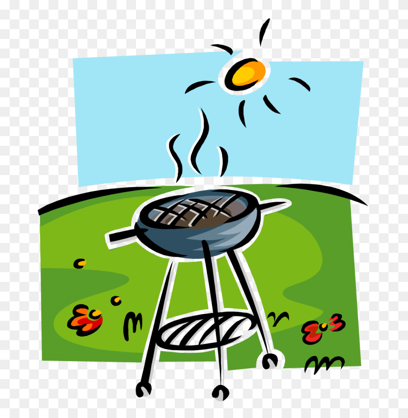 686x800 Grilled Food Clipart Community Bbq - Bbq Chicken Clipart