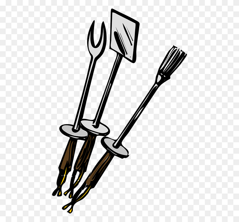 474x720 Grilled Food Clipart Grill Utensil - Bbq Food Clipart