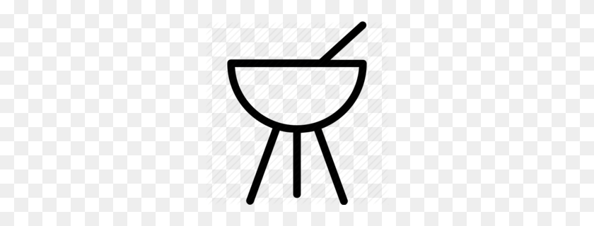 260x260 Grilling Clipart - Barbecue Grill Clipart