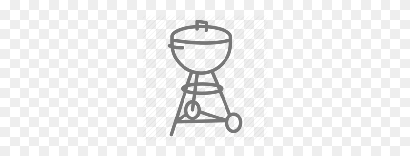 260x260 Grilling Clipart - Bbq Pit Clipart