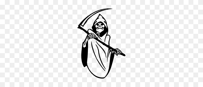 300x300 Grim Reaper And Ghoul Stickers Decals - Ghoul Clipart