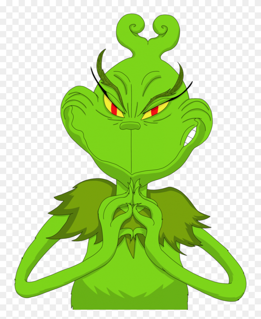 802x995 Grinch Free Png - The Grinch PNG