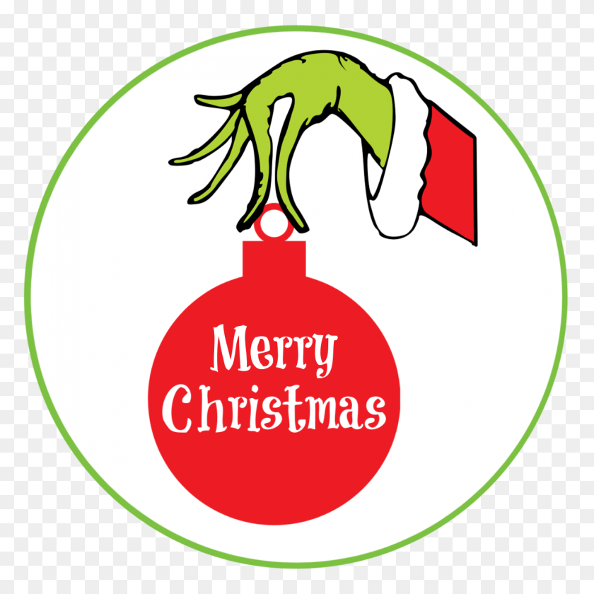 1200x1200 Grinch Gift For Christmas Fun Squared - Gift Tag PNG