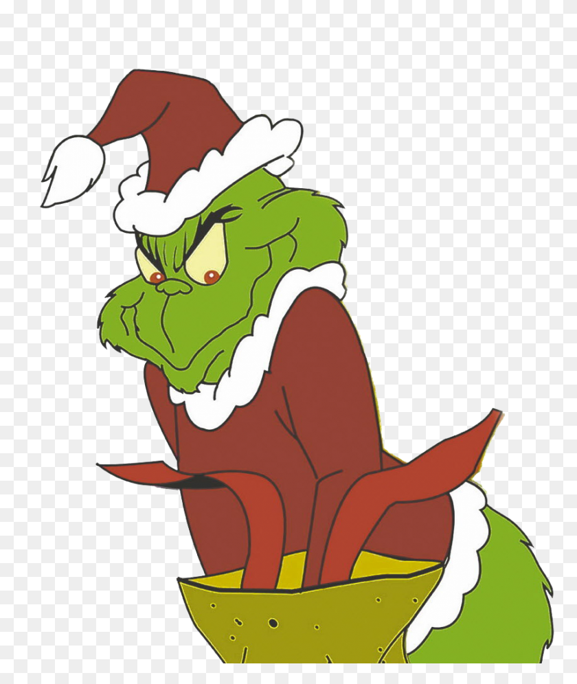 853x1024 Grinch Png