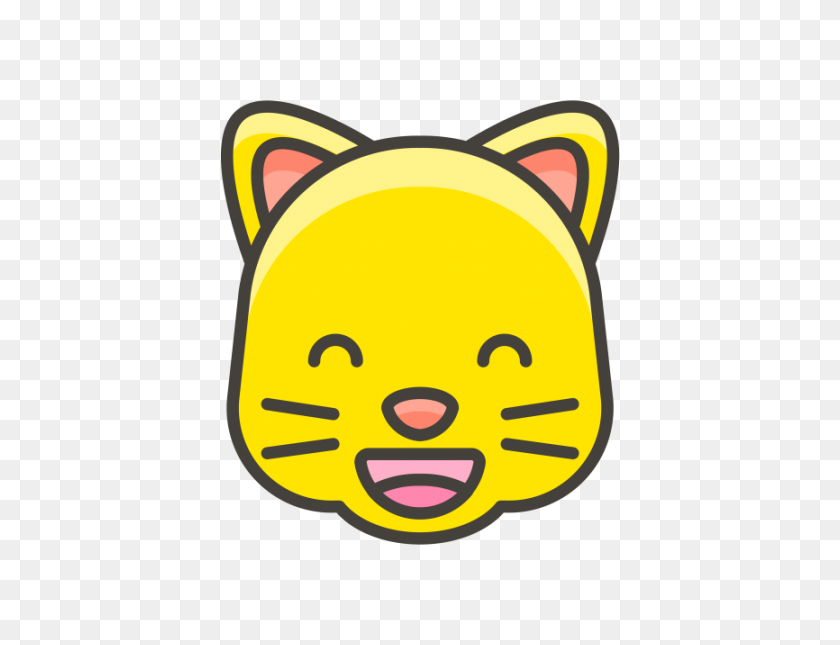 866x650 Grinning Cat Face With Smiling Eyes Emoji Png Transparent Emoji - Eyes Emoji PNG