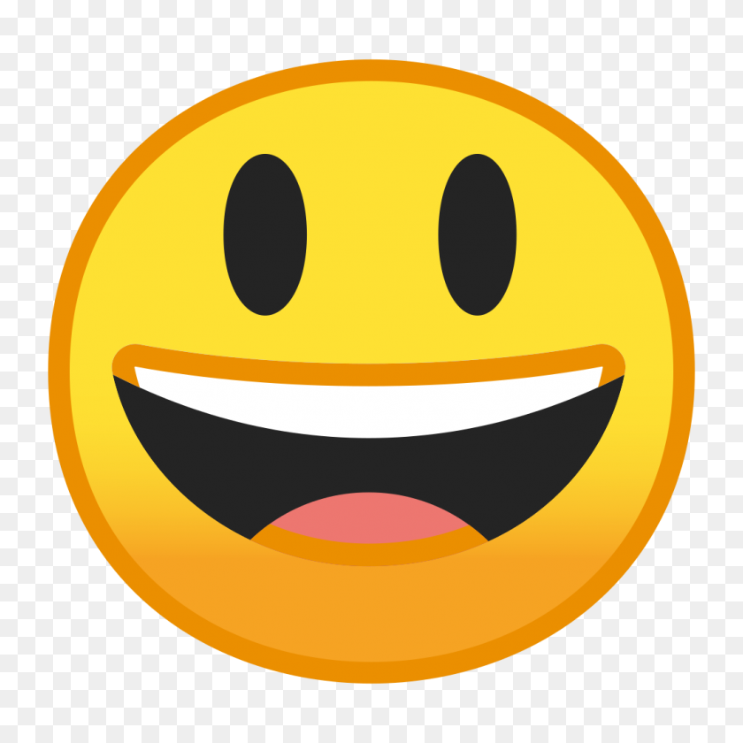 1024x1024 Cara Sonriente Con Ojos Grandes Icono Noto Emoji Smileys Iconset De Google - Rollo De Ojos Emoji Png